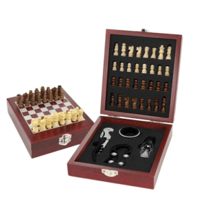 Juego para vino con Ajedrez