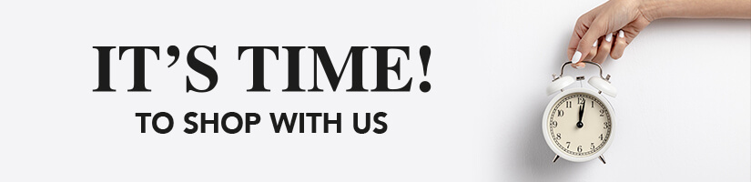 It's time to shop with us