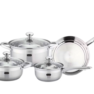 Batería de cocina de 7 piezas Fraciel.