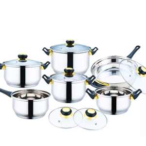 Batería de cocina de 12 piezas Fraciel