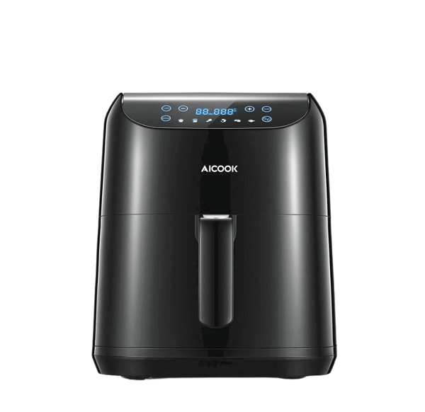 Freidora de aire digital Aicok de 5.5 litros.