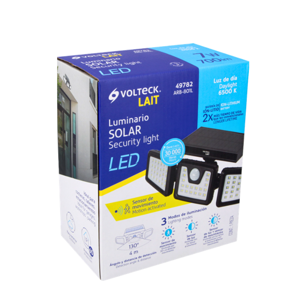 Luminario Solar LED 7W Volteck Lait