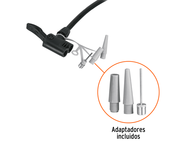 Bomba manual para inflar marca Truper