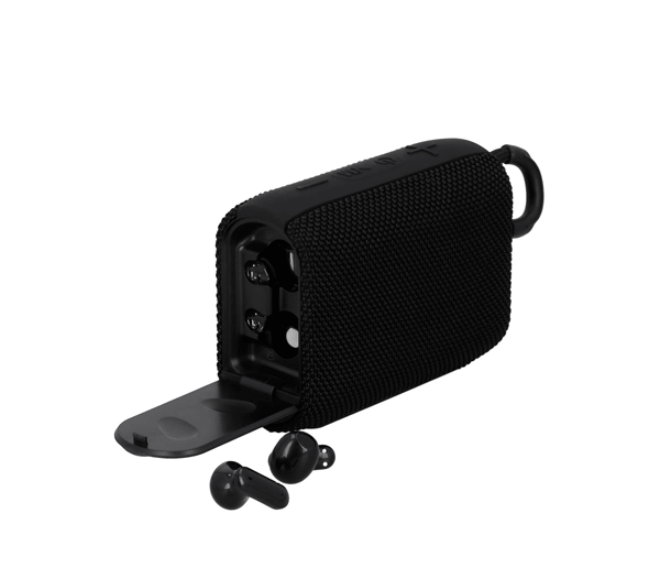 Bocina bluetooth portátil.