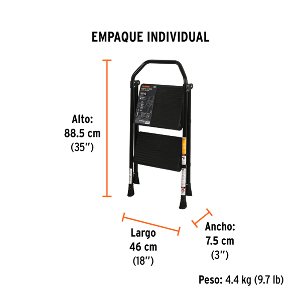 Escalera Tubular Plegable Truper