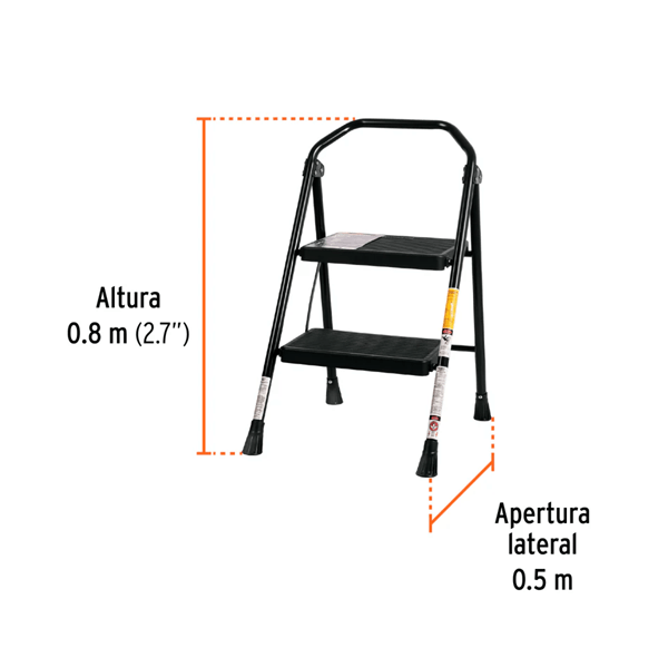 Escalera Tubular Plegable Truper