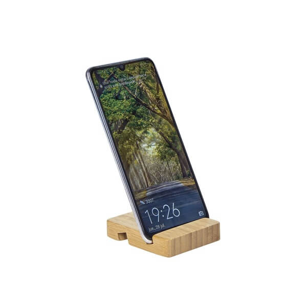 Soporte de bambú para celular o tablet AUS TERRE