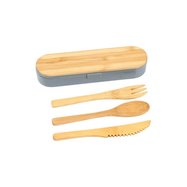 Set de cubiertos ecológicos con estuche INNOVA ASCOLI
