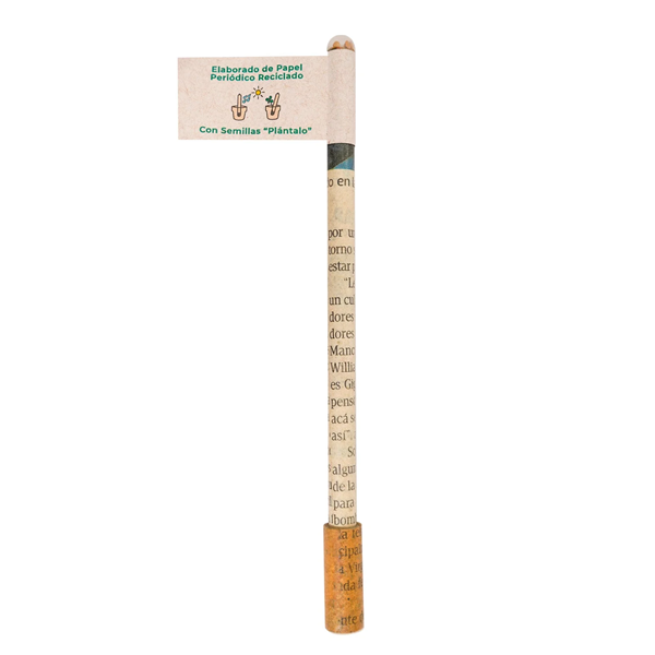 Pluma ecológica con semillas 4P TLALLI