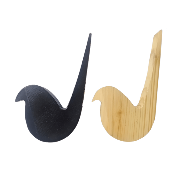 Perchero de madera en forma de pájaro (par) Utepil
